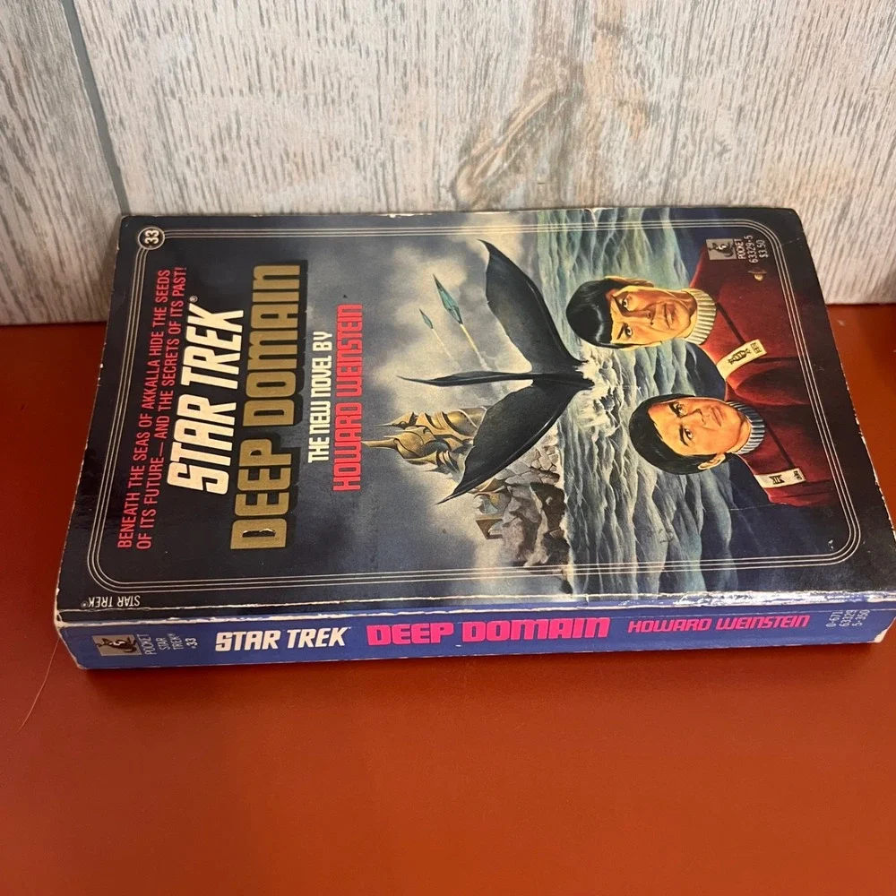 Star‎ Trek Deep Domain Howard Weinstein Paperback Book 1987 Pocket Books No 33